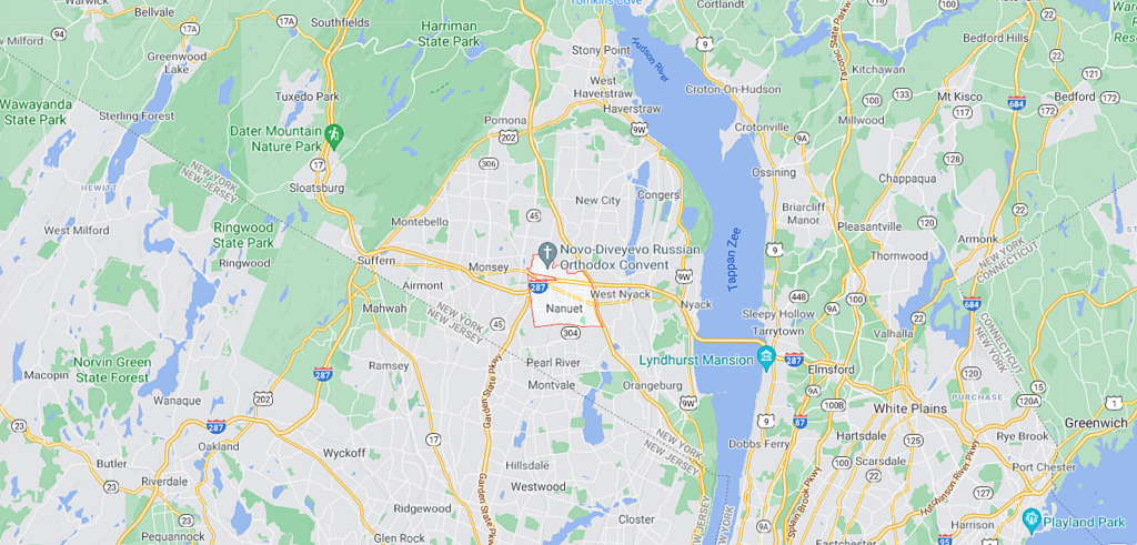 Nanuet Map